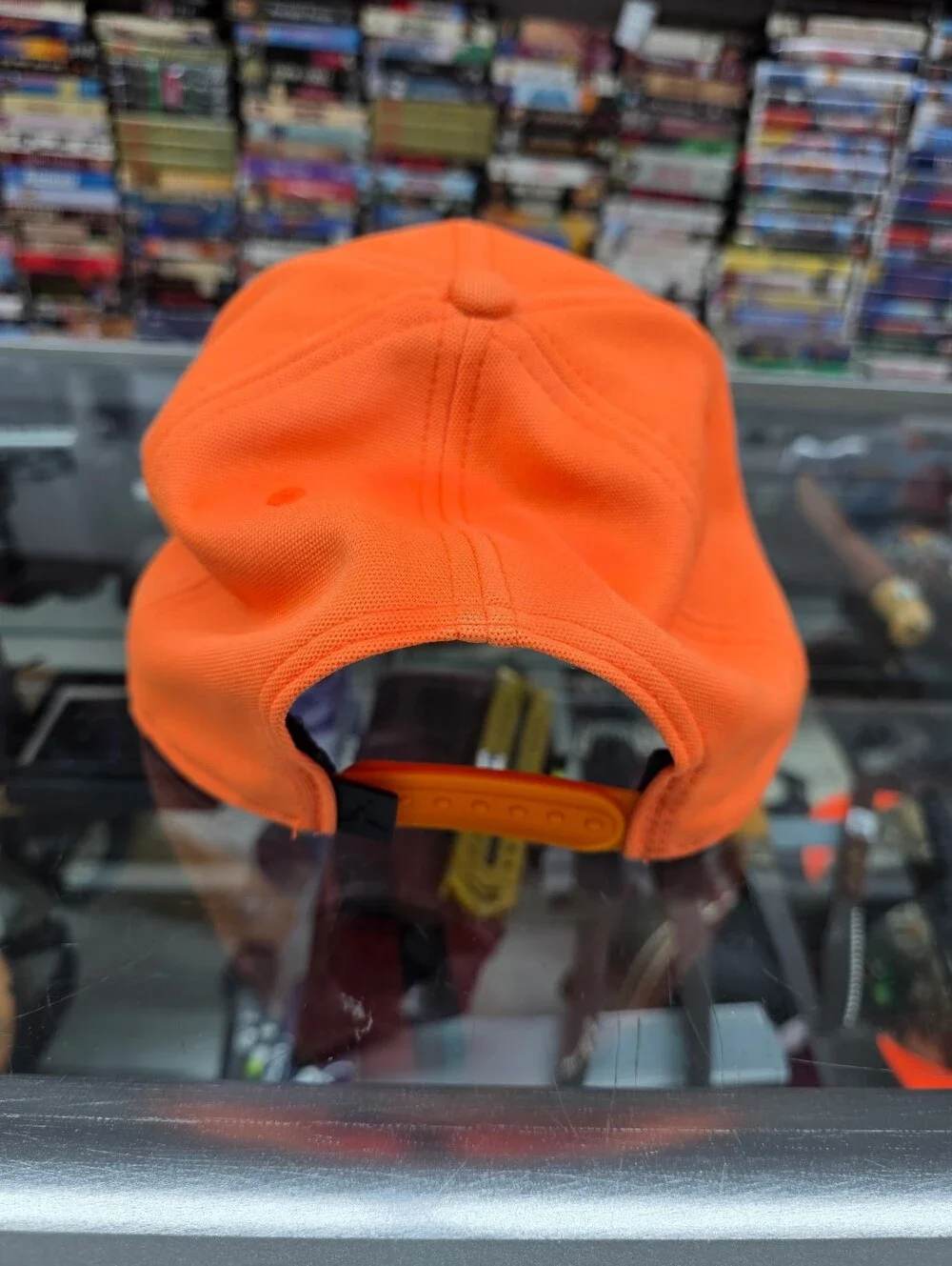 Nike Jordan Pro Jumpman Snapback Hat Cap Orange Blue Size OSFM Flat Brim
